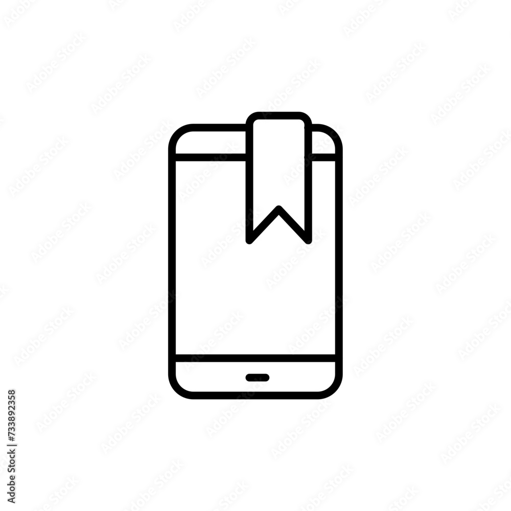 E-book outline icons, minimalist vector illustration ,simple transparent graphic element .Isolated on white background E-book outline icons, minimalist vector illustration ,simple transparent graphic element .Isolated on white background