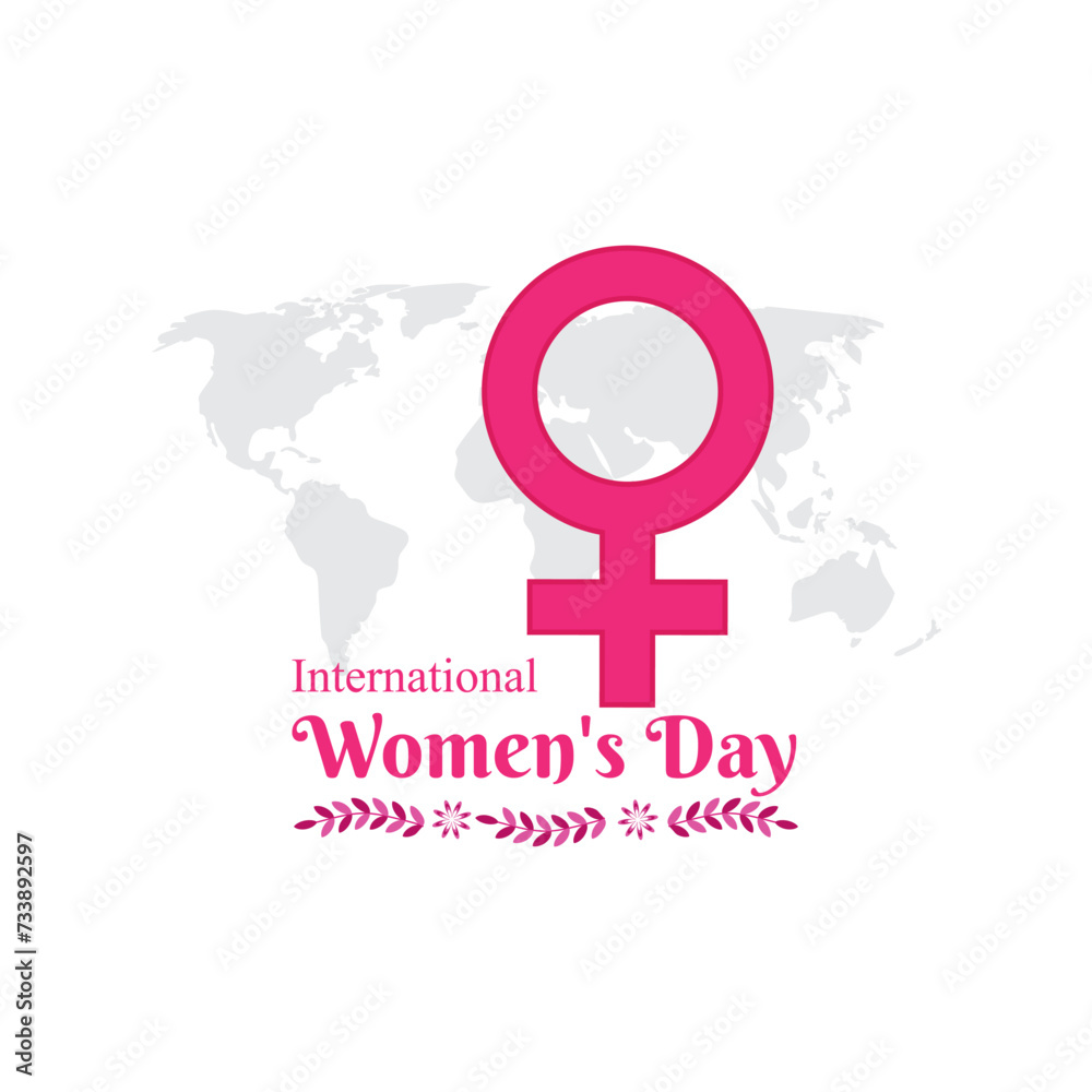 Vector illustration of International Womens Day social media feed template Vector illustration of International Womens Day social media feed template
