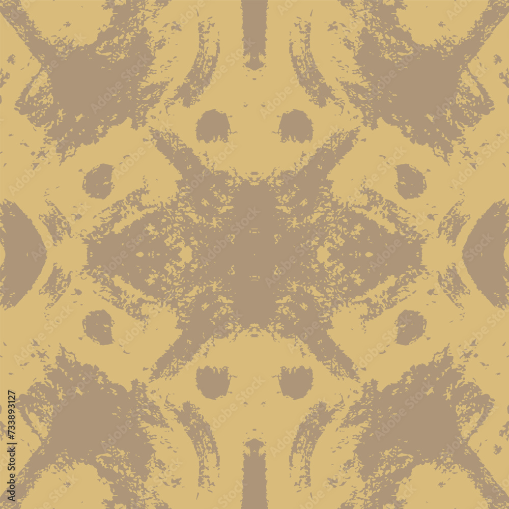 Seamless pattern with brush strokes. Grunge background.