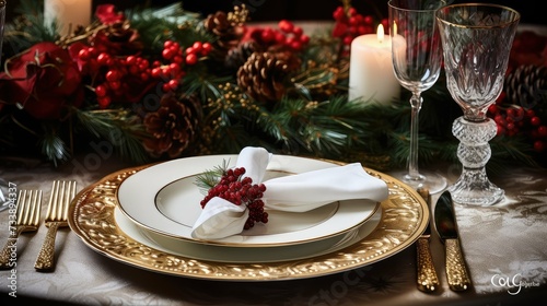 destination holiday place setting