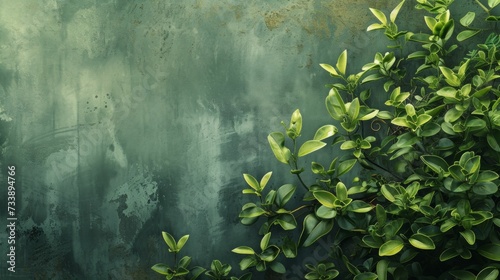 Metal surface with a brushed finish in Grow Your Own's gentle green hues