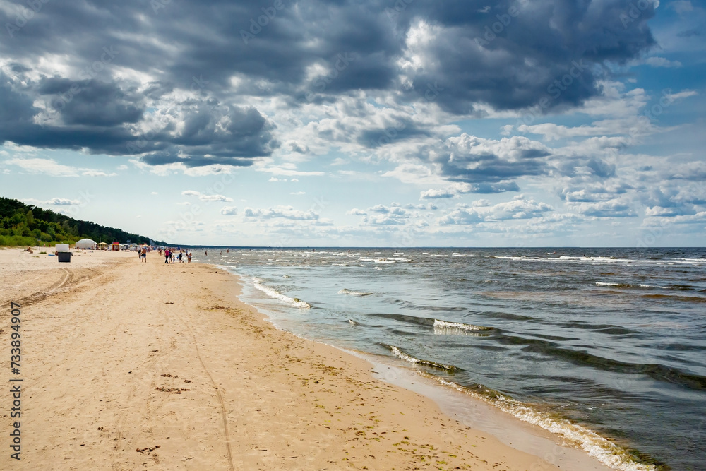 Jurmala beach near Riga, Latvia