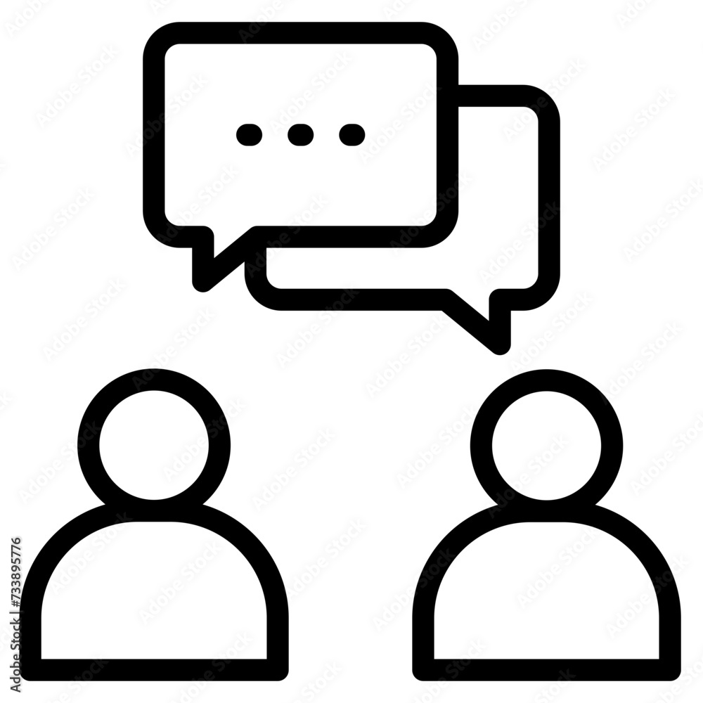 discussion, talk, communication icon discussion, talk, communication icon