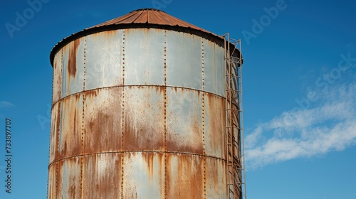 grain corn silo depi photo