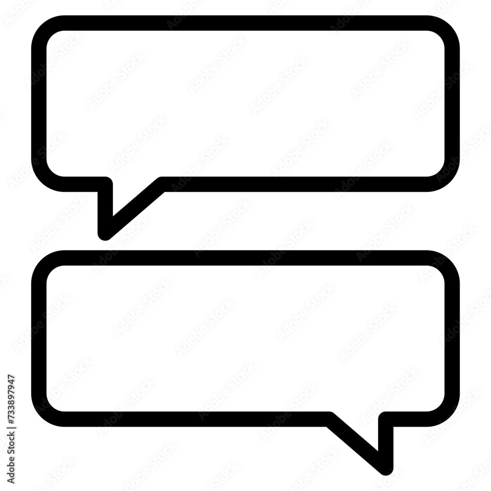 Naklejka premium Speech bubble icon