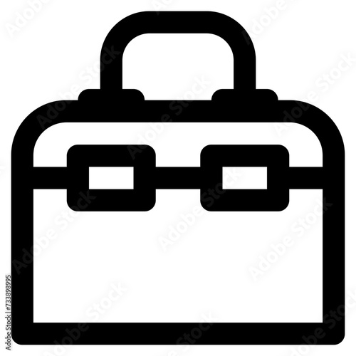 toolbox vector outline icon