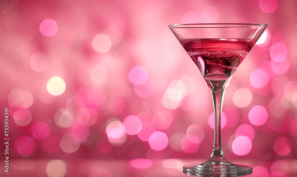 Glass of matrini on bokeh background Glass of matrini on bokeh background