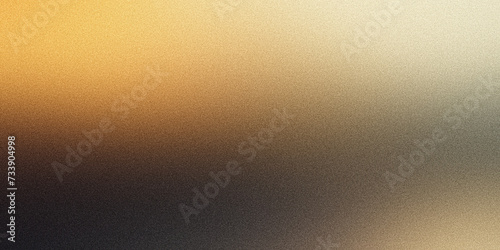 Grainy gradient background gray brown golden yellow glowing light dark noise texture banner poster backdrop design