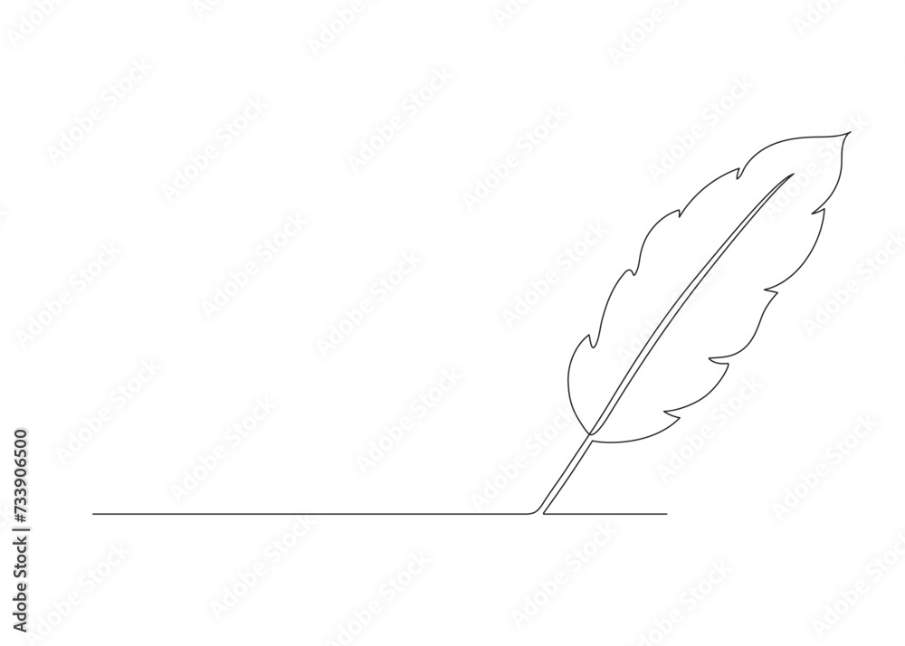 Fountain write, one continuous line drawing. Writing of feather thin stroke. Minimalism simple linear style. Study and education concept. Doodle hand drawn continuous contour. Vector Fountain write, one continuous line drawing. Writing of feather thin stroke. Minimalism simple linear style. Study and education concept. Doodle hand drawn continuous contour. Vector