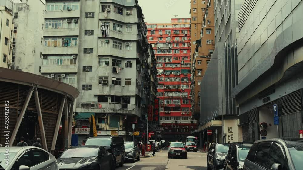 Hongkong urban city view in China, Asia.
