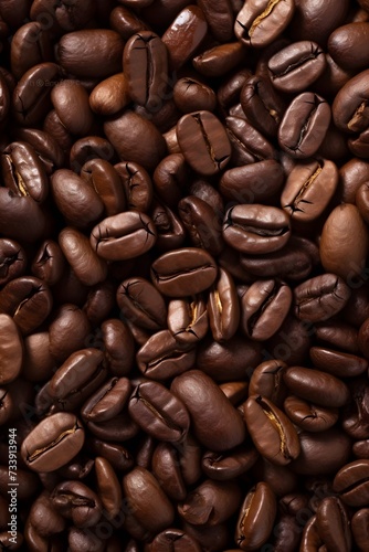 Close-Up of Coffee Beans.