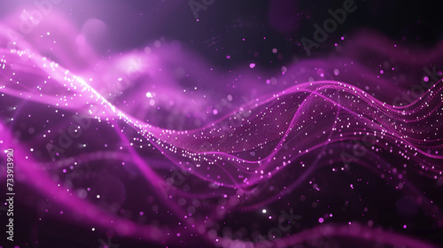 "Enjoy The Luxury Of This Purple Wallpaper, Adorned With Sparkles And Light Particles That Create An Abstract And Shiny Visual Experience."