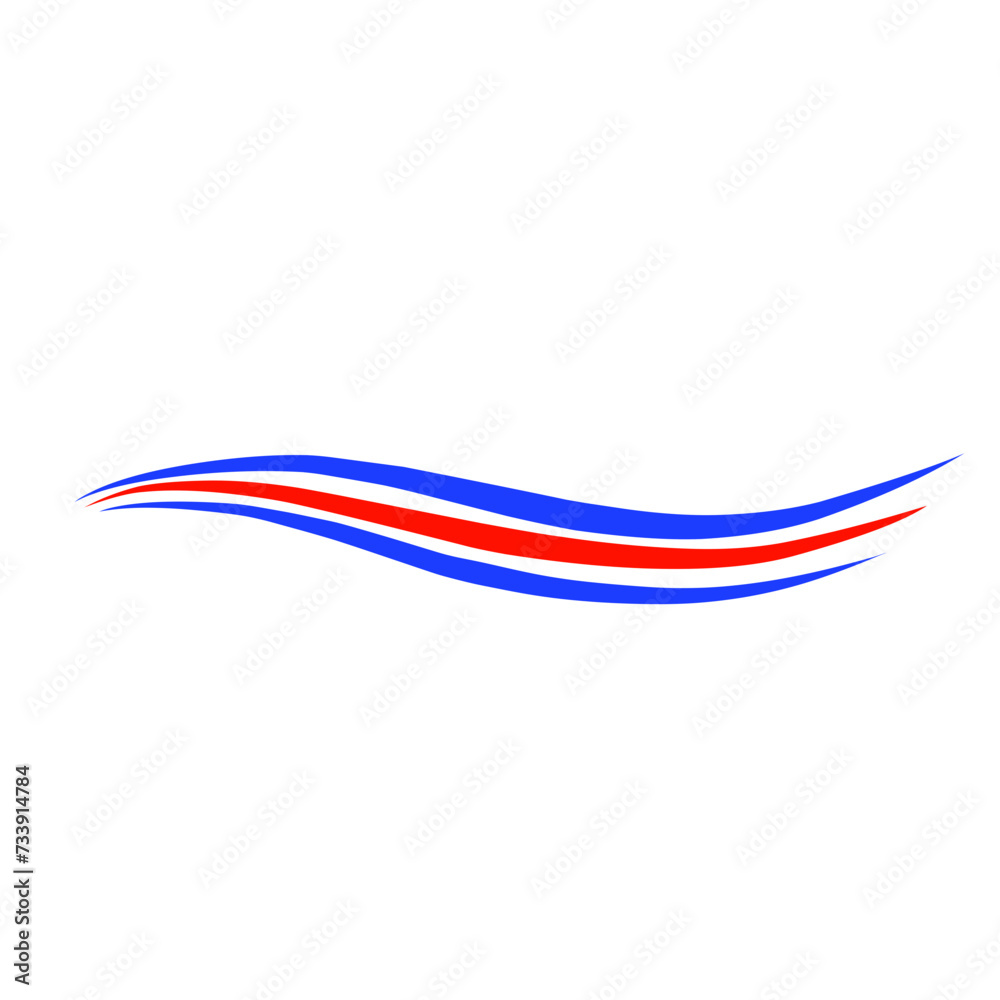 Obraz premium Simple Modern Waves 