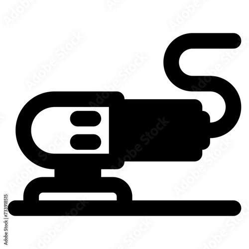 sander vector glyph icon