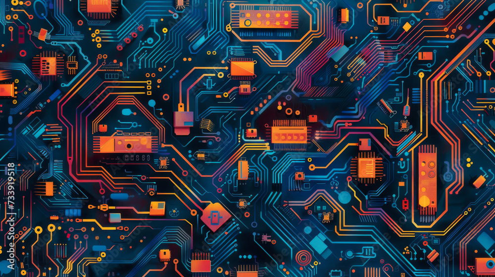 AI powered electronic circuits board
AI powered electronic circuits board