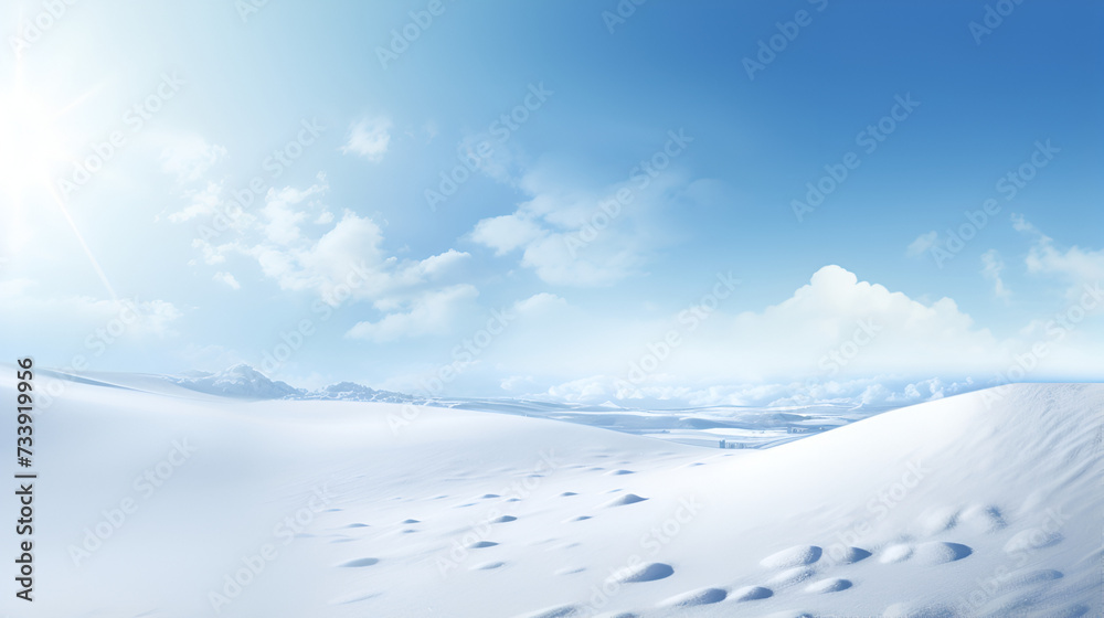 Frosty Serenity.Blue Background Christmas Images