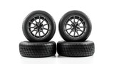 car tires are isolated on a white background.
