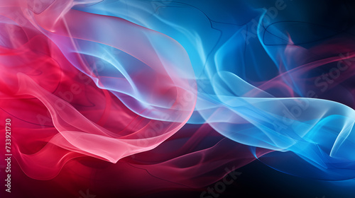 Red blue Creative design abstract wallpaper Ai generated image