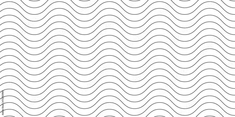 Fototapeta premium Seamless Abstract grey smooth wave lines element swoosh speed wave lines modern stream background. Abstract wave line for banner, template, wallpaper background with wave design.