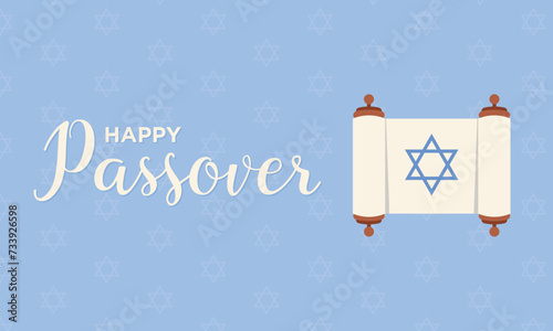 happy passover greeting card. Jewish celebration