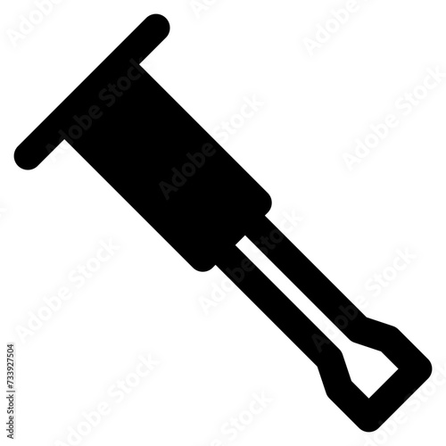 chisel vector glyph icon