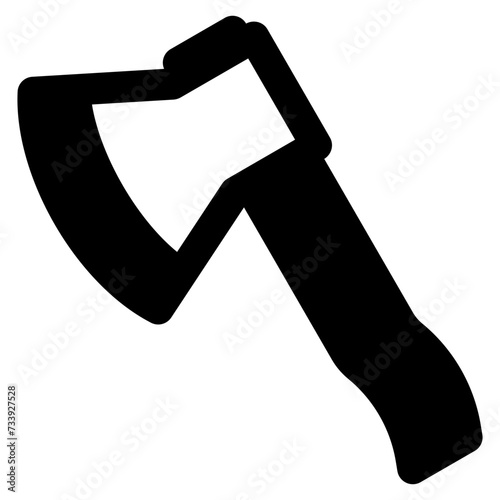 axe vector glyph icon