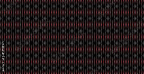 Silver red on dark background metallic grid graphic design