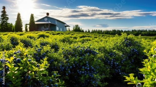 harvest blueberry farm
