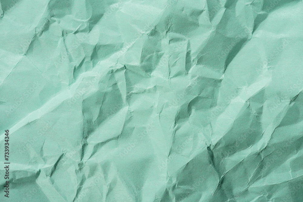Fototapeta premium Background of mint paper. Stationery.