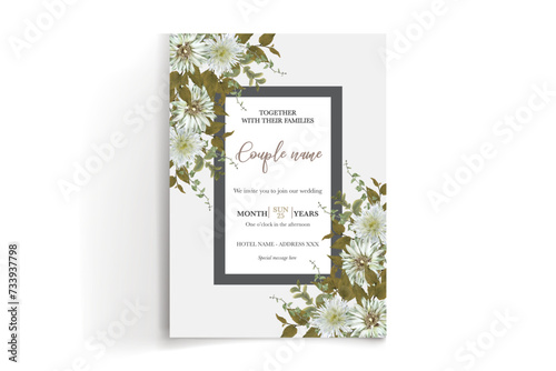 Save the date wedding invitation templates