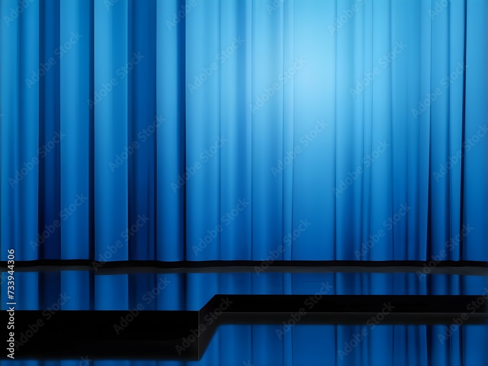 Blue Curtain Backdrop. Background, photo backdrop Blue Curtain Backdrop. Background, photo backdrop