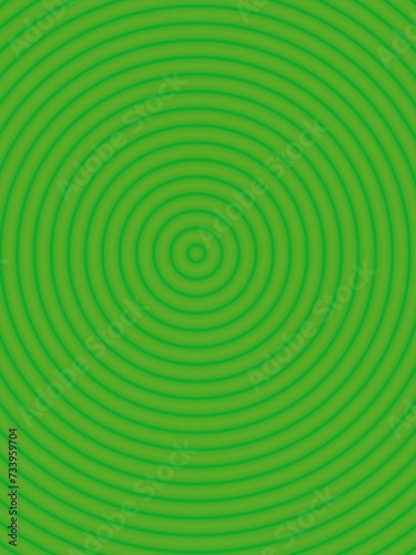 abstract background with circles. mesmerizing pattern of concentric circles in in green background