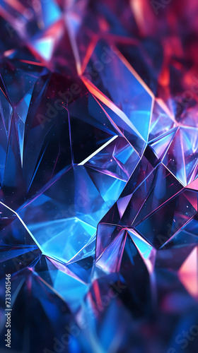 Abstract artistic holographic dynamic background picture 