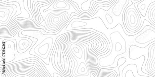 Topographic map background geographic line map with elevation assignments. The black on white contours vector topography stylized height of the lines map. 