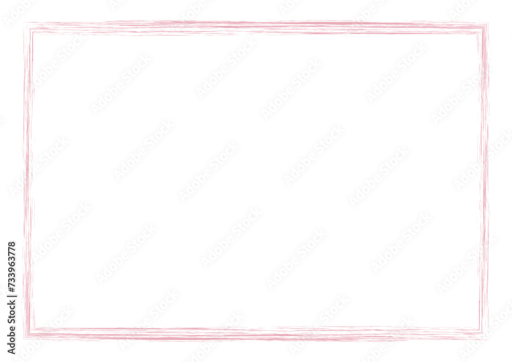 Vector grunge frame with space for your text or image. vector Grunge square border, grunge frame for yor text and photo, on white background. 