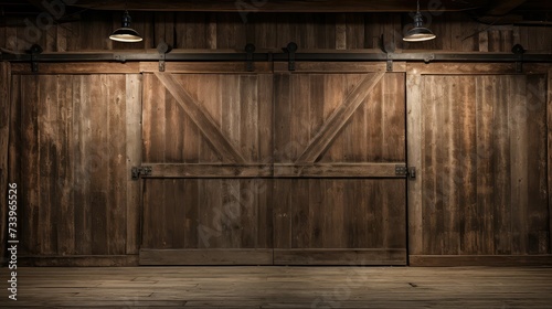 farmhouse wood barn doors