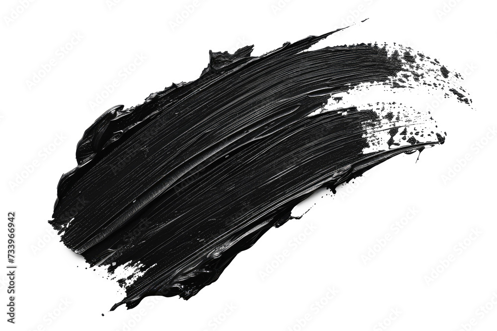 Abstract black in splash, paint, brush strokes, stain grunge isolated on background, Japanese style Abstract black in splash, paint, brush strokes, stain grunge isolated on background, Japanese style