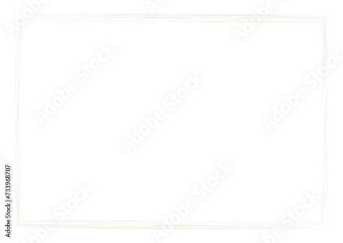 Vector grunge frame with space for your text or image. vector Grunge square border, grunge frame for yor text and photo, on white background. photo