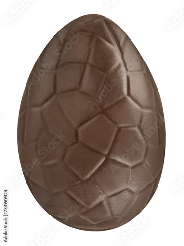 Bilde på lerret Osterei aus Schokolade und Hintergrund transparent PNG cut out   Chocolate Easte