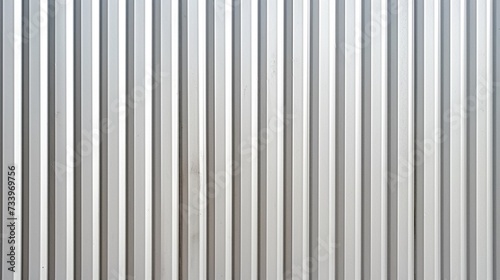 White Corrugated metal or zinc texture surface or gal .Generative AI (7)
