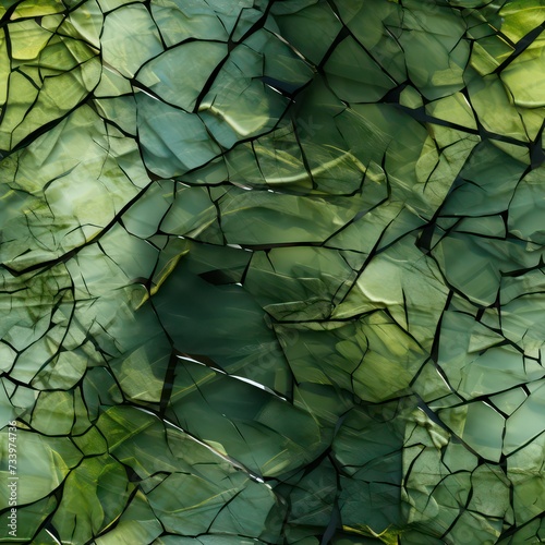 Seamless abstract organic green texture pattern