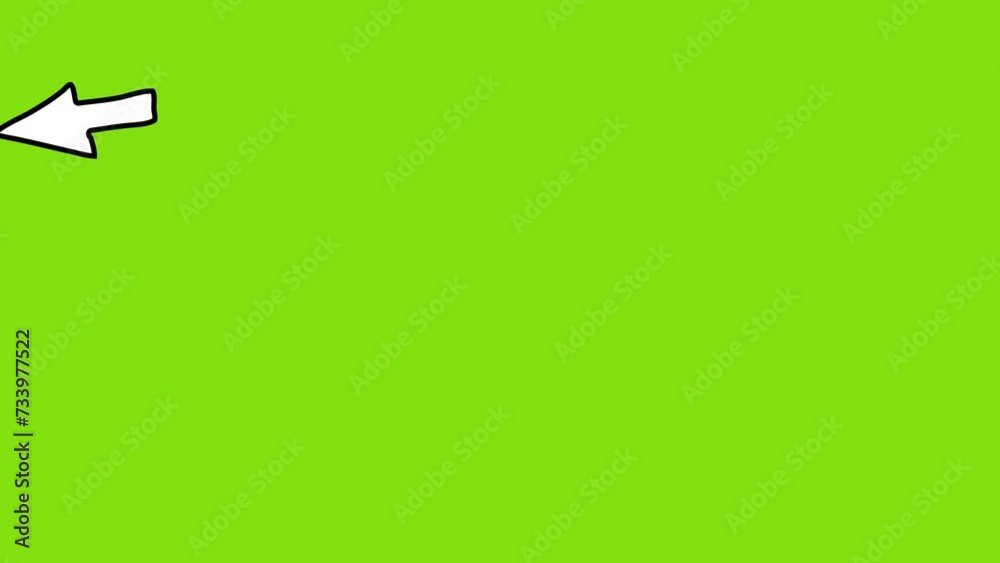 Set of Animated Hand Drawn Arrows. Animated arrows pack. Arrow ...