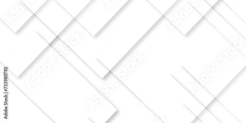 abstract modern geometric and creative concept with white boxes on the white background. soft light paper stripes as mosaic formless volumetric pattern paper texture design. 3d rendering.