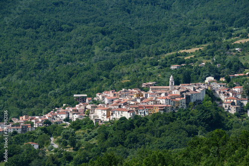 Country landscape in Molise, Italy, near Bagnoli del Trigno