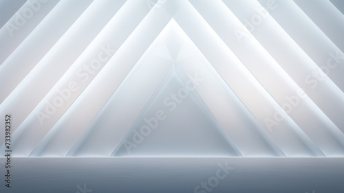 Abstract Minimal Geometric Background Featuring White Light Patterns © wiparat
