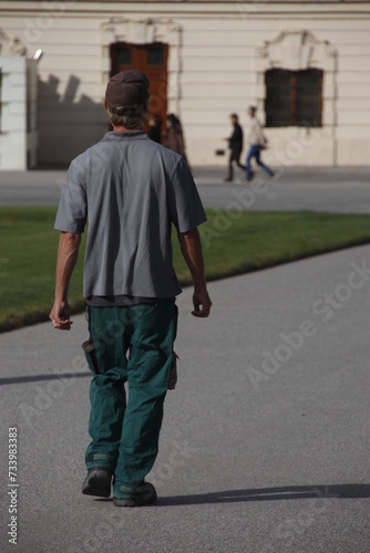 Young man in the street