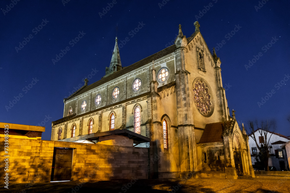 Eglise de Forges de nuit, Tarnos