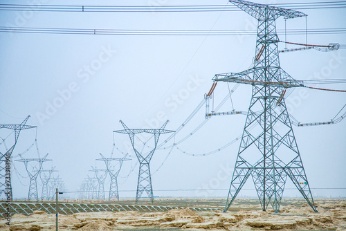 Jiuquan City, Gansu Province-Highway car advertising background picture