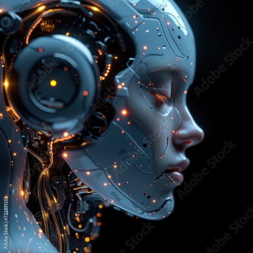Ai tech, virtual graphic Global Internet connect with AI, Artificial Intelligence, using command prompt for generates something, Futuristic technology