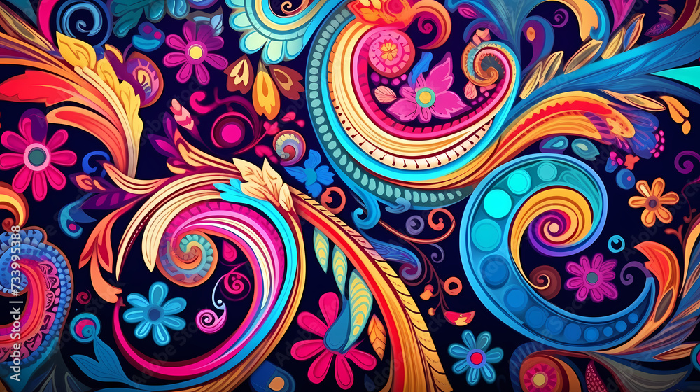 Fototapeta premium Meticulously designed mandala pattern representing balance, spirituality and inner peace